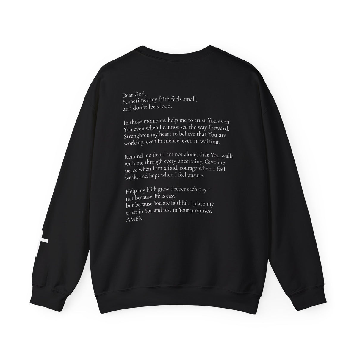 Faith Prayer Crewneck | Christian Sweatshirt | Faith Over Fear
