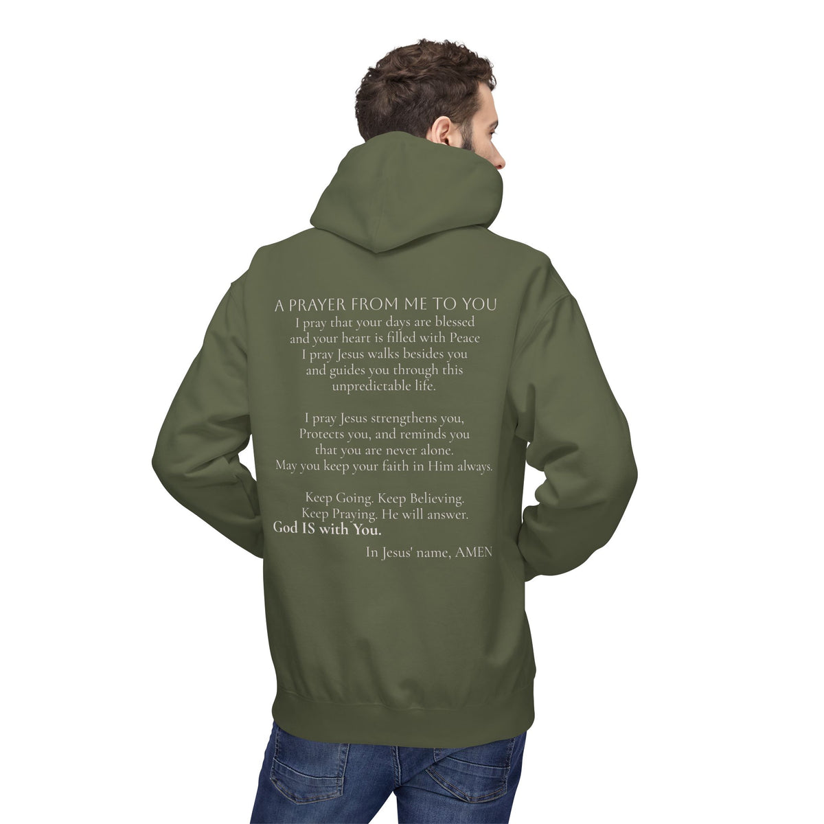 Prayer from Me to You | Christian Prayer Hoodie | Faith & Love Gift