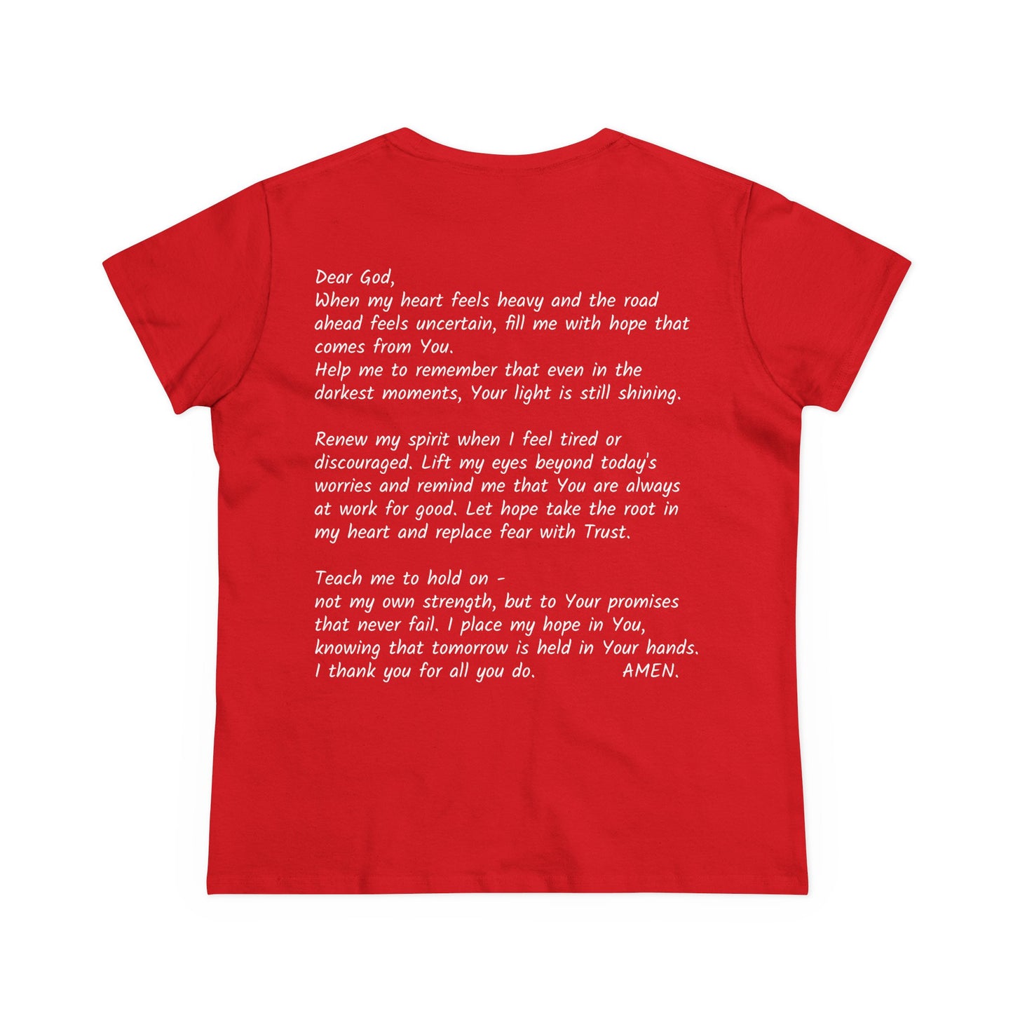 Women's Hope prayer T-shirt