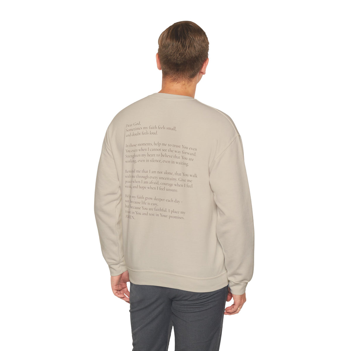 Faith Prayer Crewneck | Christian Sweatshirt | Faith Over Fear