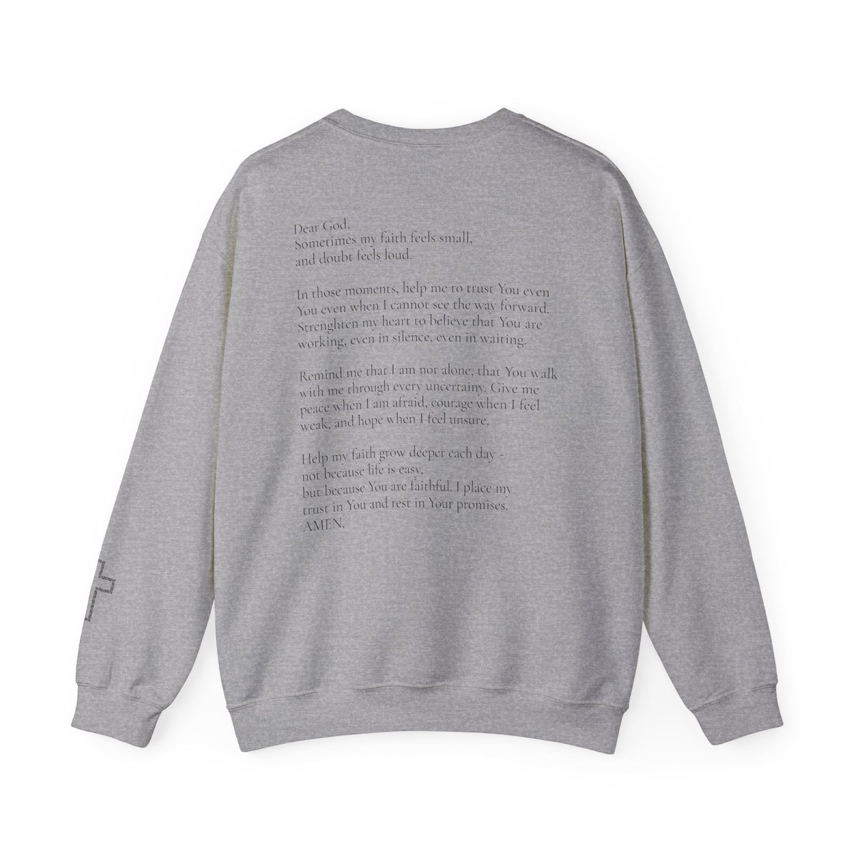 Faith Prayer Crewneck | Christian Sweatshirt | Faith Over Fear