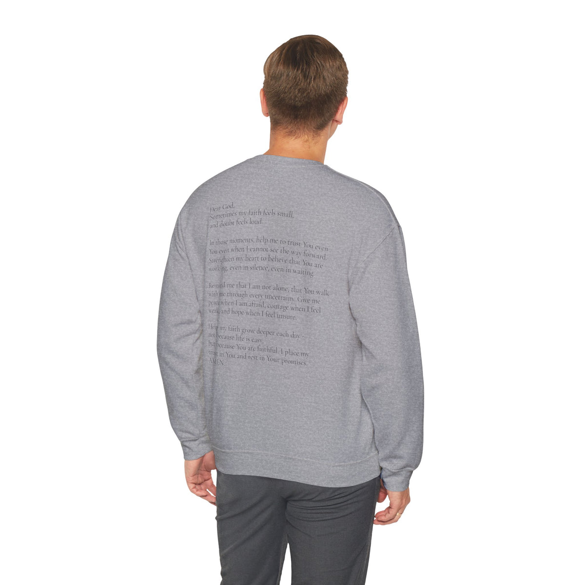 Faith Prayer Crewneck | Christian Sweatshirt | Faith Over Fear