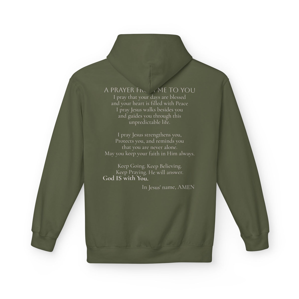 Prayer from Me to You | Christian Prayer Hoodie | Faith & Love Gift