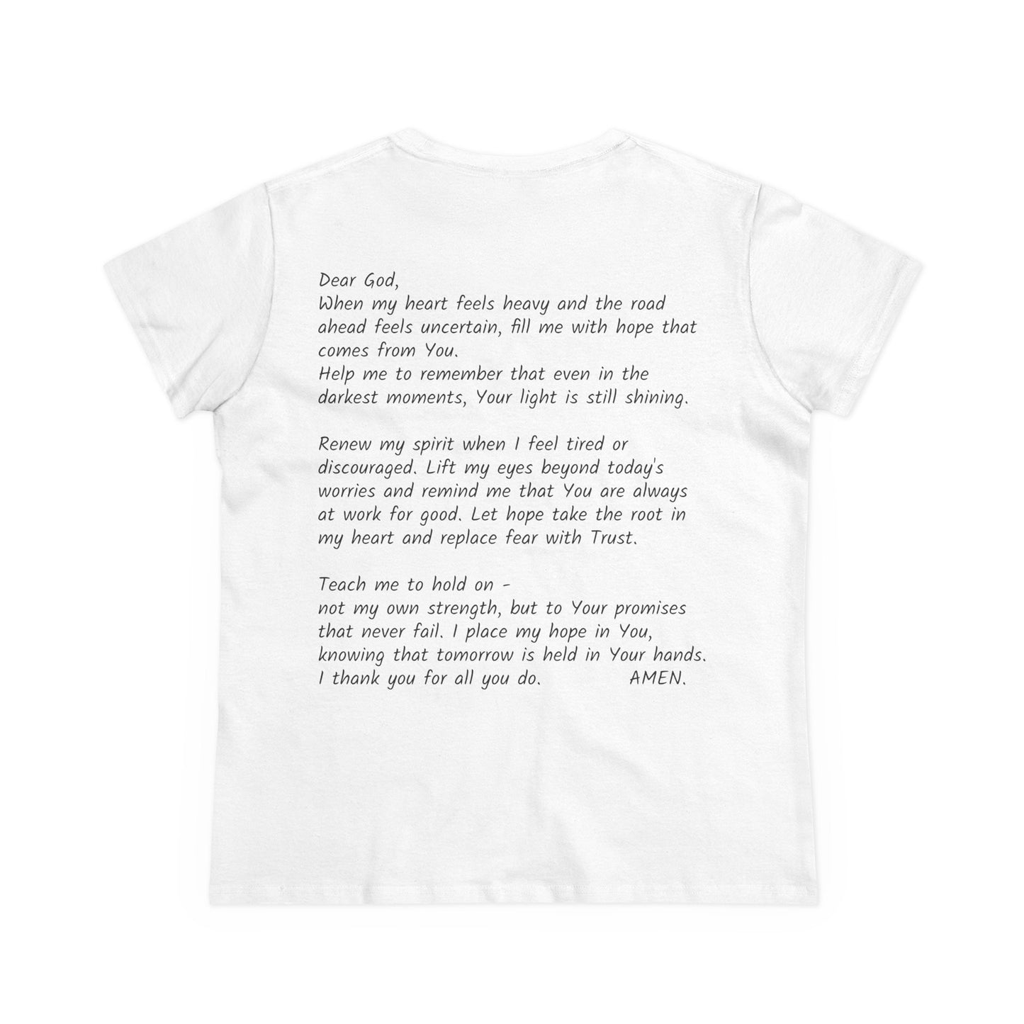 Women's Hope prayer T-shirt