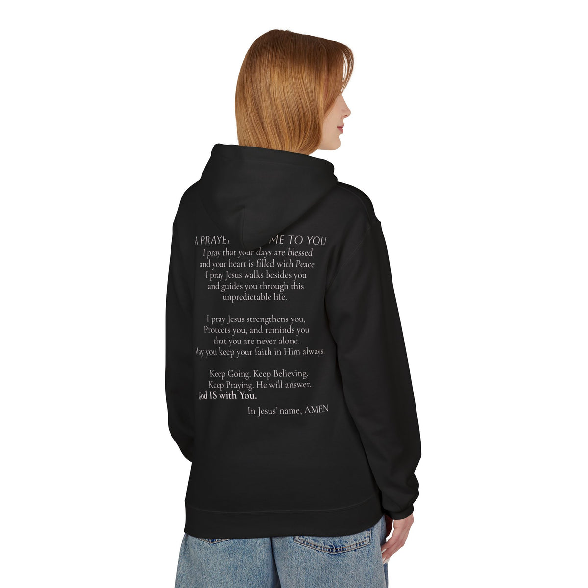 Prayer from Me to You | Christian Prayer Hoodie | Faith & Love Gift