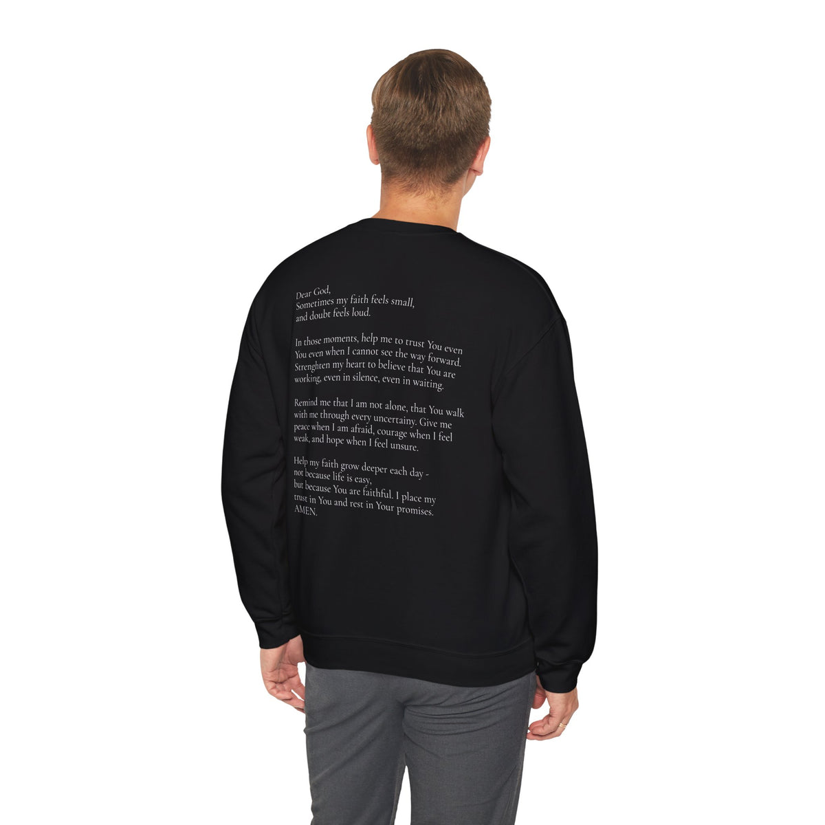 Faith Prayer Crewneck | Christian Sweatshirt | Faith Over Fear