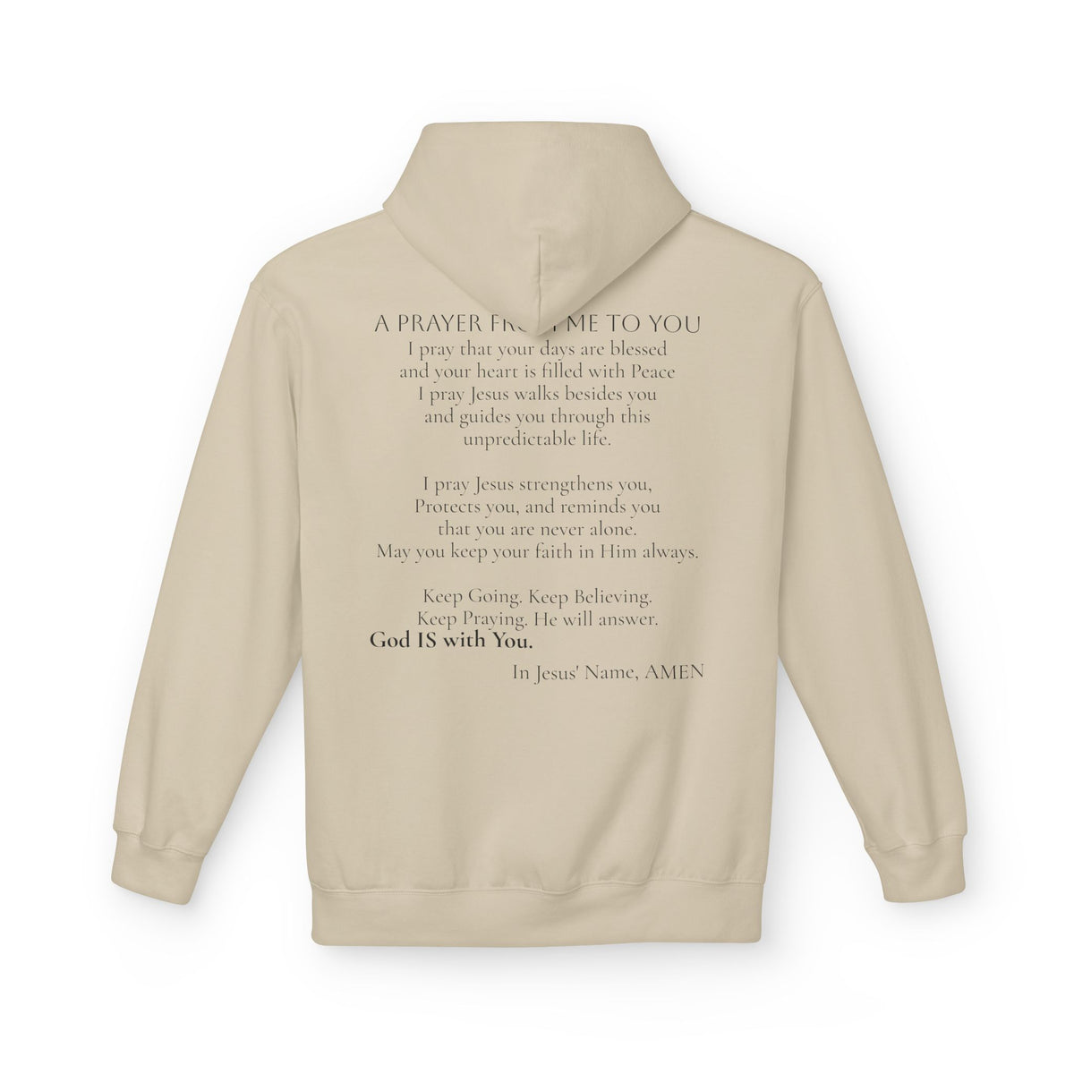 Prayer from Me to You | Christian Prayer Hoodie | Faith & Love Gift