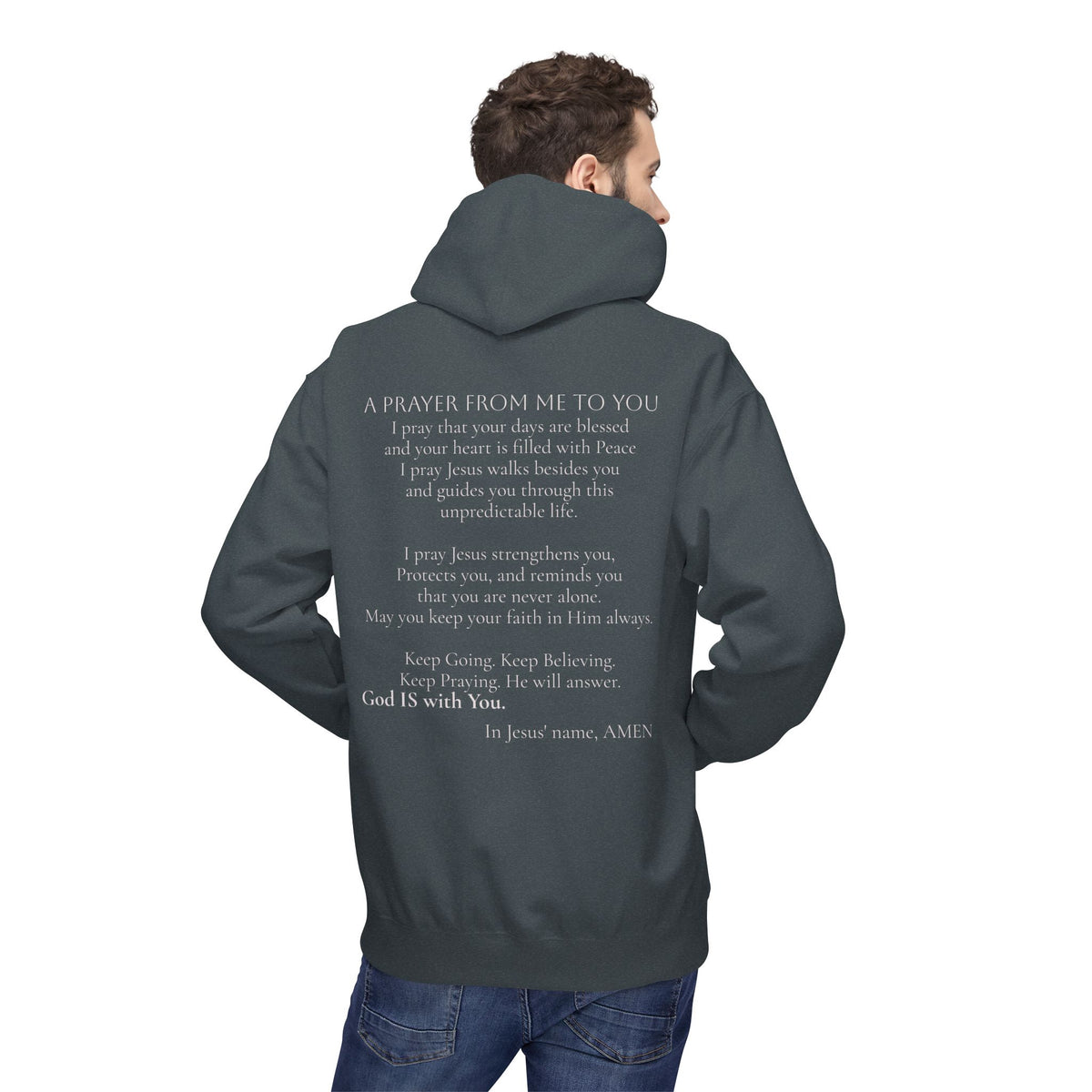 Prayer from Me to You | Christian Prayer Hoodie | Faith & Love Gift