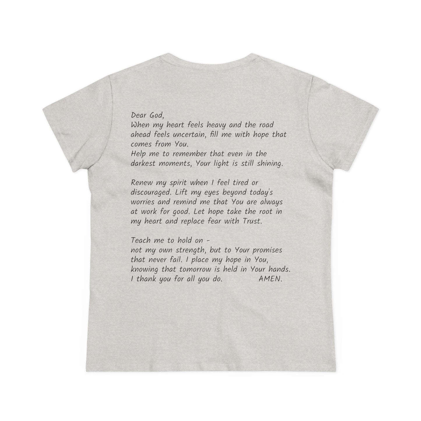 Women's Hope prayer T-shirt