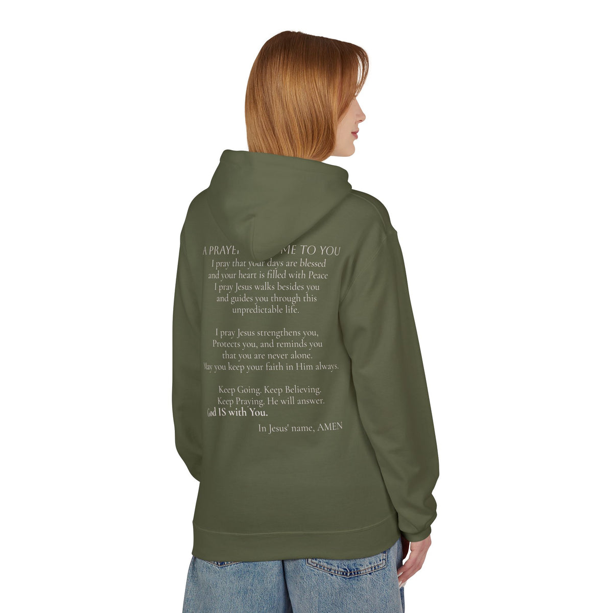 Prayer from Me to You | Christian Prayer Hoodie | Faith & Love Gift